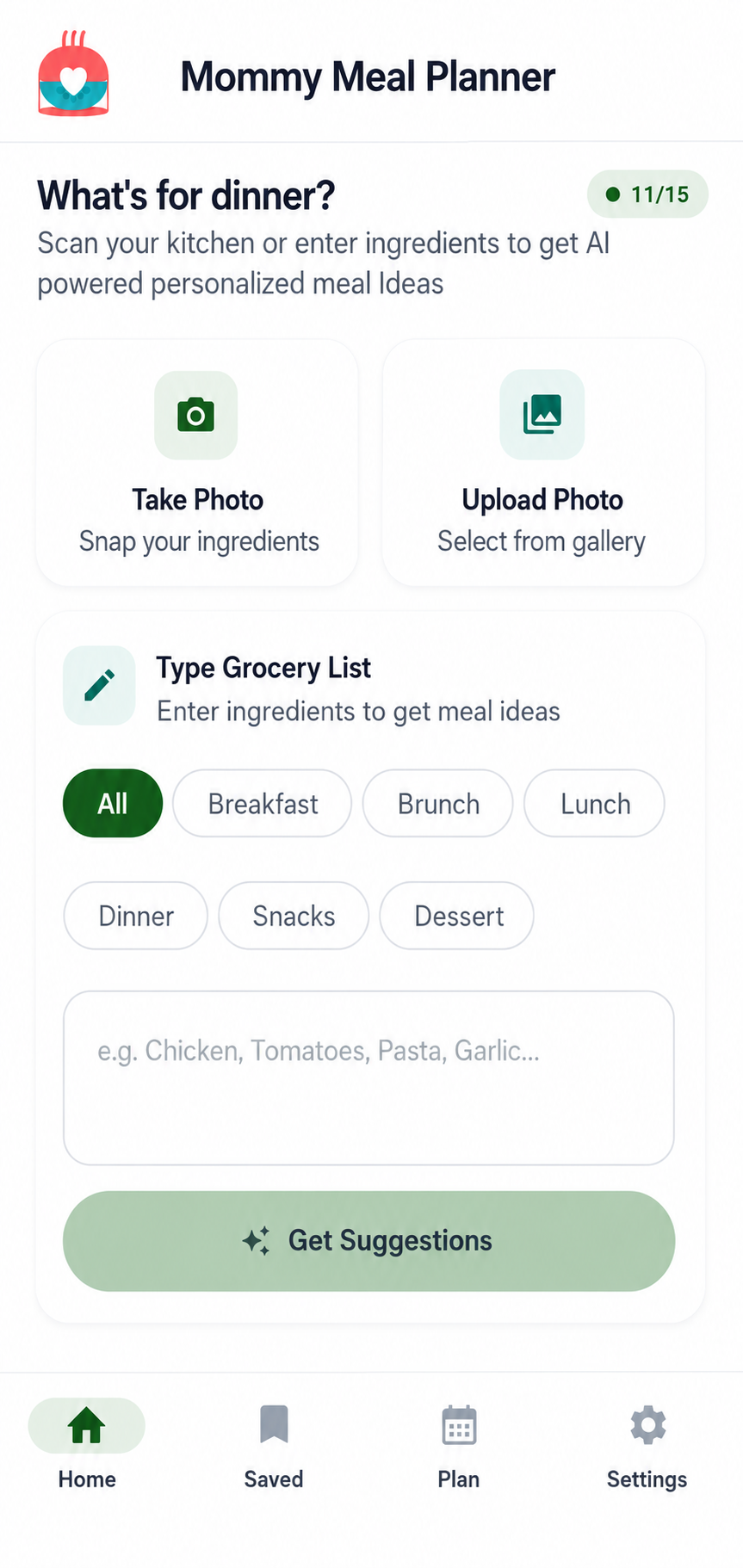 Dinner Ideas, Decided